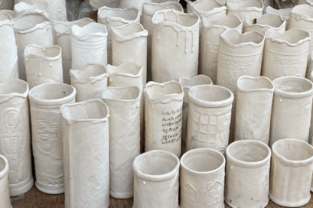 porcelain candle sleeves assortment