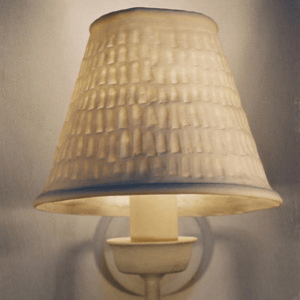 porcelain lampshade patterned